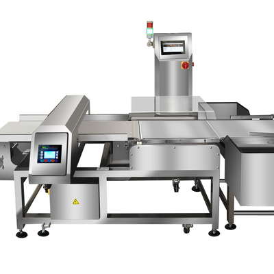 Ha combinato il metal detector dell'alimento e controllano il pesatore con il dispositivo di scarto
